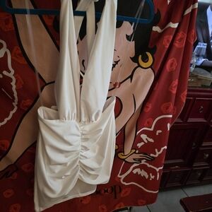 Elegant White Mini Dress